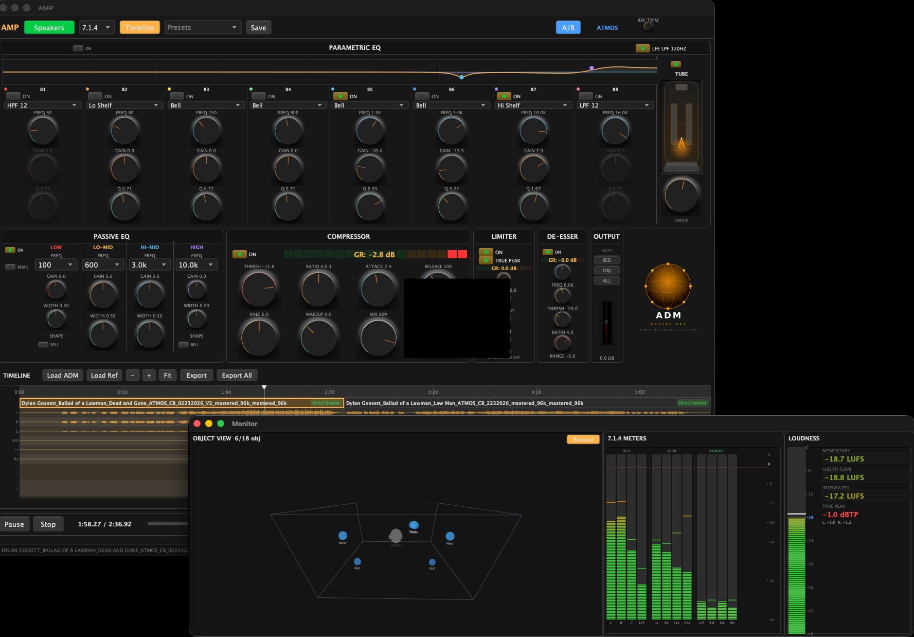 ADM Master Pro Interface
