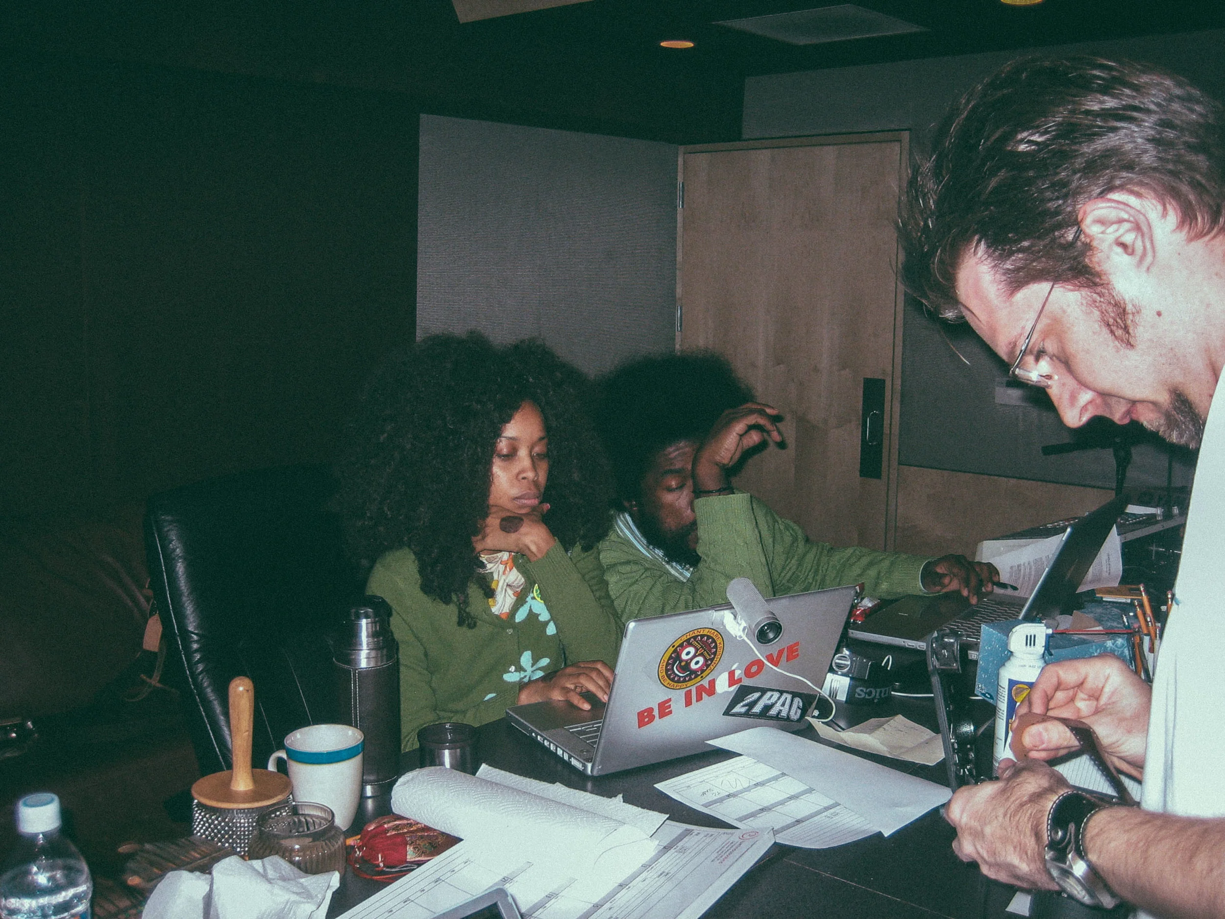 With Erykah Badu and Questlove recording Window Seat