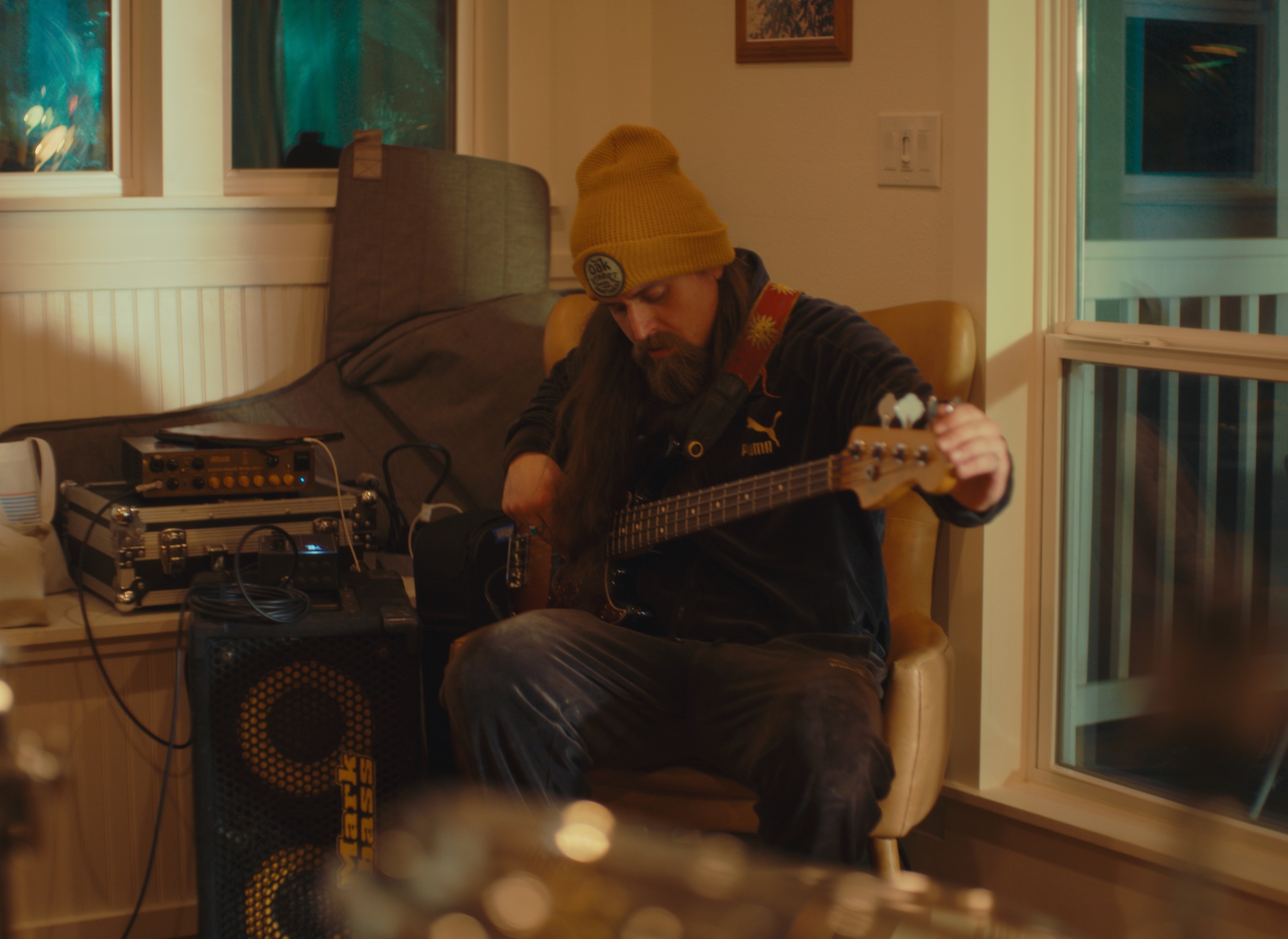 Bass player tracking at Katrina Cain session