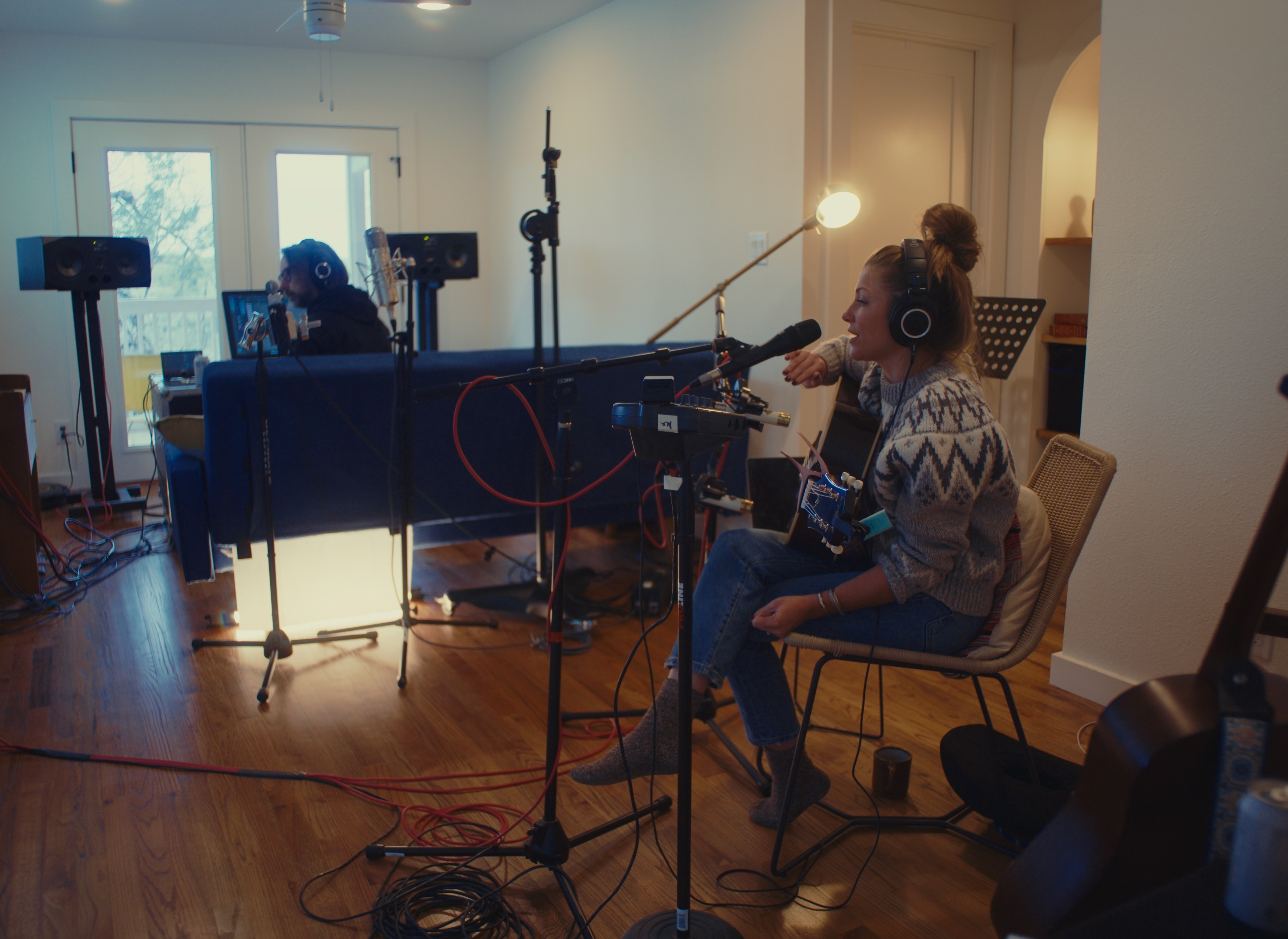 Katrina Cain EP recording session